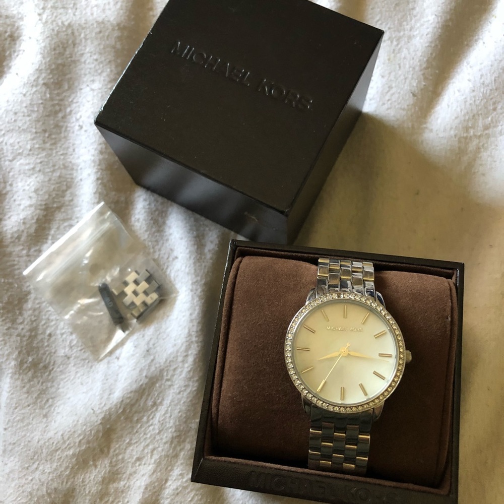 Authentic Michael Kors Silver watch